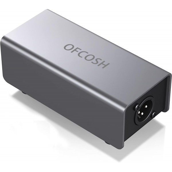 OFCOSH Microphone Preamp for Dynamic Mic, OF-1 Microphone Preamp Booster, Microphone Booster, Mic Preamp, up to +26dB, Ultra-Clean Gain, Noise Reduction for Home Studio, Podcasts, Streaming, Recording OFCOSH Microphone Preamp for Dynamic Mic, OF-1 Microphone Preamp Booster, Microphone Booster, Mic Preamp, up to +26dB, Ultra-Clean Gain, Noise Reduction for Home Studio, Podcasts, Streaming, Recording